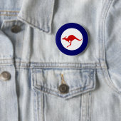 Australien-Kängurumilitärluftfahrt roundel Button (Beispiel)