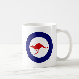Australien-Kängurumilitärluftfahrt roundel Kaffeetasse