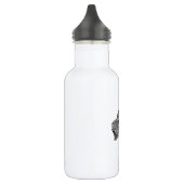 Australien Karte Doodle Edelstahlflasche (Links)
