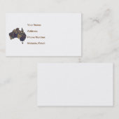 Australien Karte Doodle Tan Red Blue (Vorne/Hinten)