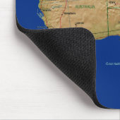 Australien-Karte Mousepad (Ecke)