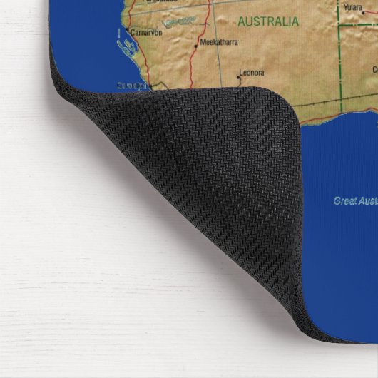 Australien-Karte Mousepad (Ecke)