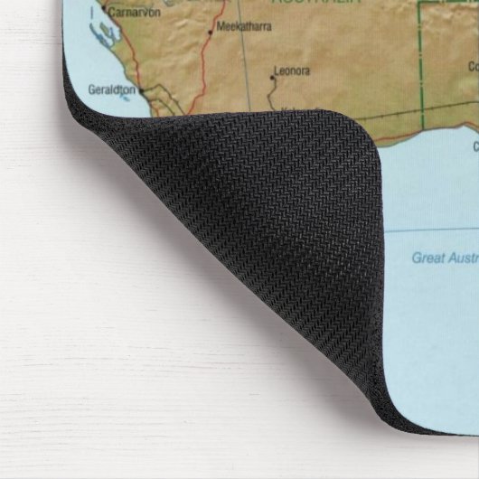 Australien-Karte Mousepad (Ecke)