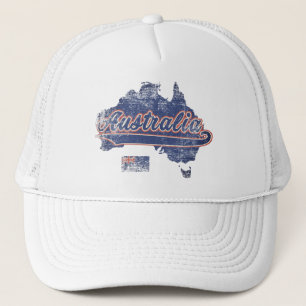 Australien Karte Truckerkappe