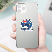 Australien Kawaii Fusion - Bold & Adorable Aufkleber (Telefon)