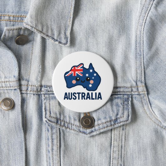 Australien Kawaii Fusion - Bold & Adorable Button (Beispiel)