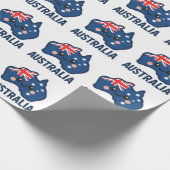 Australien Kawaii Fusion - Bold & Adorable Geschenkpapier (Ecke)