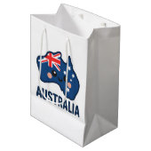 Australien Kawaii Fusion - Bold & Adorable Mittlere Geschenktüte (Vorderseite Schrägansicht)