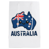Australien Kawaii Fusion - Bold & Adorable Mittlere Geschenktüte (Rückseite)