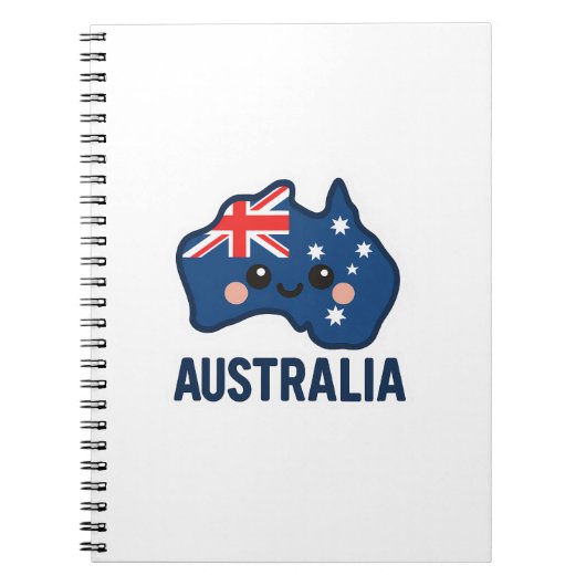 Australien Kawaii Fusion - Bold & Adorable Notizblock (Vorderseite)