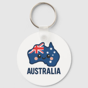 Australien Kawaii Fusion - Bold & Adorable Schlüsselanhänger