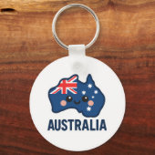 Australien Kawaii Fusion - Bold & Adorable Schlüsselanhänger (Rückseite)