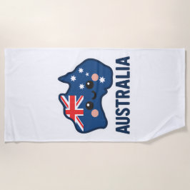 Australien Kawaii Fusion - Bold & Adorable Strandtuch