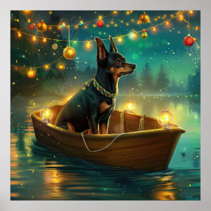 Australien Kelpie Weihnachtsfest Reise Poster