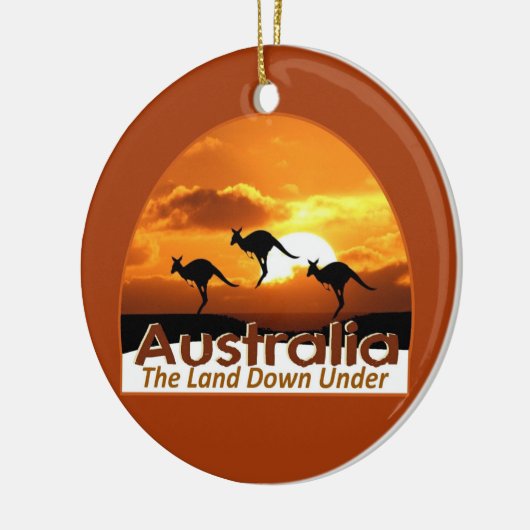 AUSTRALIEN KERAMIK ORNAMENT (Links)