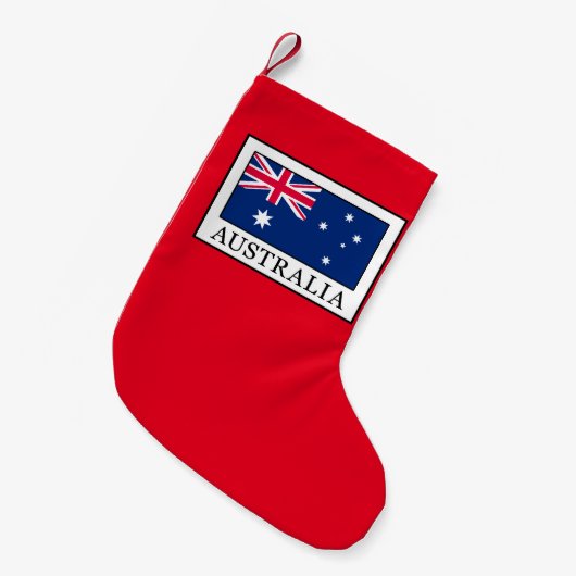 Australien Kleiner Weihnachtsstrumpf (Vorderansicht (hängend))