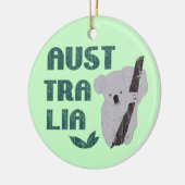 Australien-Koala-Bärn-Verzierung Keramikornament (Links)