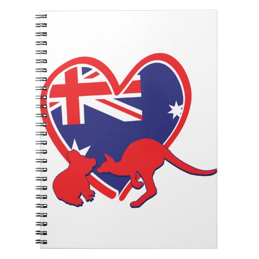 Australien Koala Känguru Notizblock (Vorderseite)