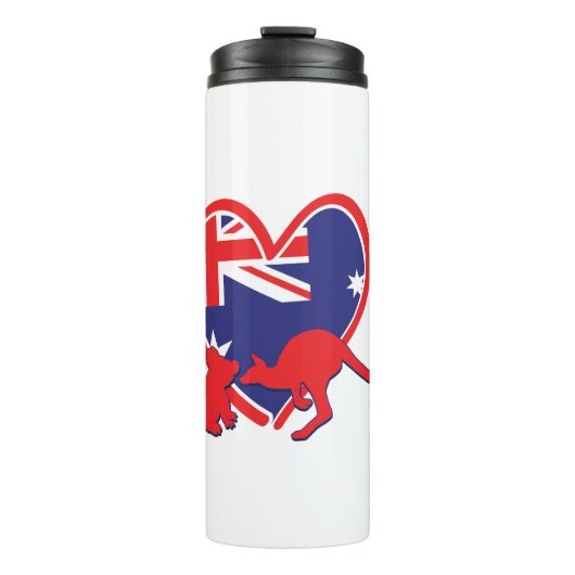 Australien Koala Känguru Thermosbecher (Vorderseite)