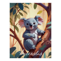 Australien Koala Reiseplakat
