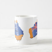 Australien-Kontinent Kaffeetasse (Mittel)