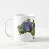 Australien Kontur Form Niedliche Wombat Tasmanie Kaffeetasse (Links)