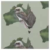 Australien Kontur Kookaburra in einem Baum Stoff (Nahaufnahme)