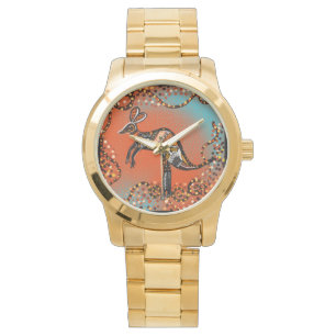 AUSTRALIEN KUNST           ARMBANDUHR
