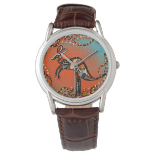 AUSTRALIEN KUNST ARMBANDUHR