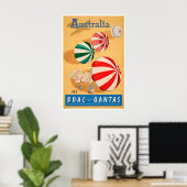 Australien Kunst Australischer Stranddruck Aussie- Poster (Heimbüro)