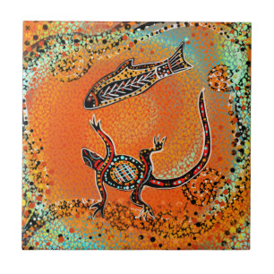 AUSTRALIEN KUNST     FLIESE