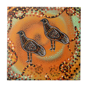 AUSTRALIEN KUNST     FLIESE