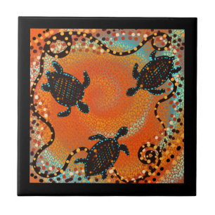 AUSTRALIEN KUNST   FLIESE