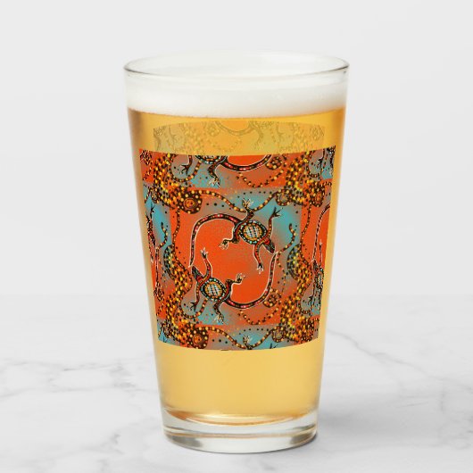 AUSTRALIEN KUNST GLAS (Vorne (Gefüllt))
