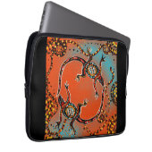 AUSTRALIEN KUNST LAPTOPSCHUTZHÜLLE (Vorne Rechts)