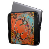 AUSTRALIEN KUNST LAPTOPSCHUTZHÜLLE (Vorderseite Links)