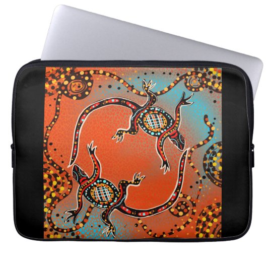 AUSTRALIEN KUNST LAPTOPSCHUTZHÜLLE (Vorderseite)