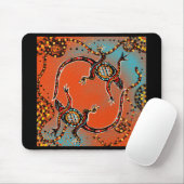 AUSTRALIEN KUNST MOUSEPAD (Mit Mouse)