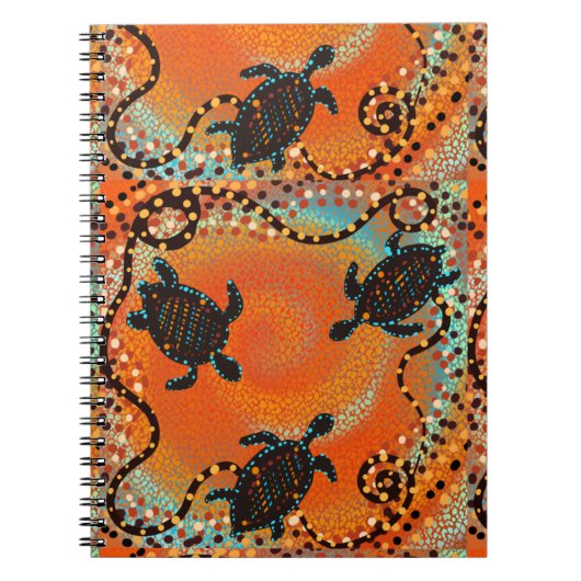 AUSTRALIEN KUNST NOTIZBLOCK (Vorderseite)