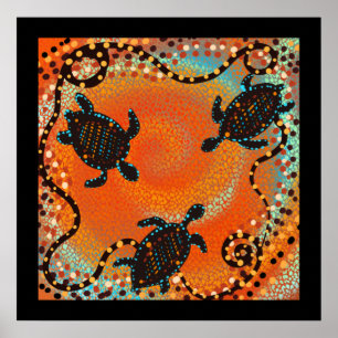 AUSTRALIEN KUNST   POSTER