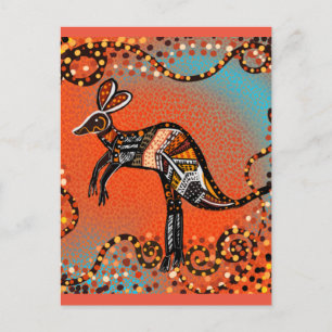 AUSTRALIEN KUNST POSTKARTE