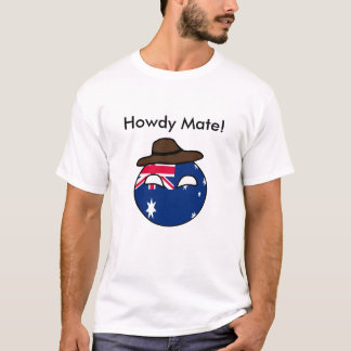 Australien-Land-Ball T-Shirt