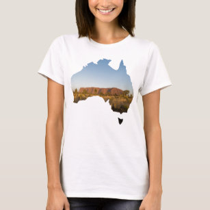 Australien Land Form Uluru Ayers Rock T-Shirt