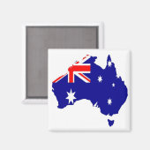 Australien Land Magnet (Vorderseite/Rückseite)