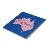 Australien Land schimmert Farbe Fliese (Seite)