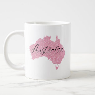 Australien Land schimmert Farbe Jumbo-Tasse