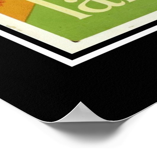 Australien Land Tomorrow Vintage Poster (Ecke)