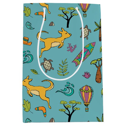 Australien Liebe Gift Bag Mittlere Geschenktüte (Vorderseite)