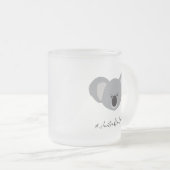 Australien Liebe niedlich koala Illustration Mattglastasse (VorderseiteRechts)