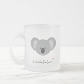 Australien Liebe niedlich koala Illustration Mattglastasse (Links)